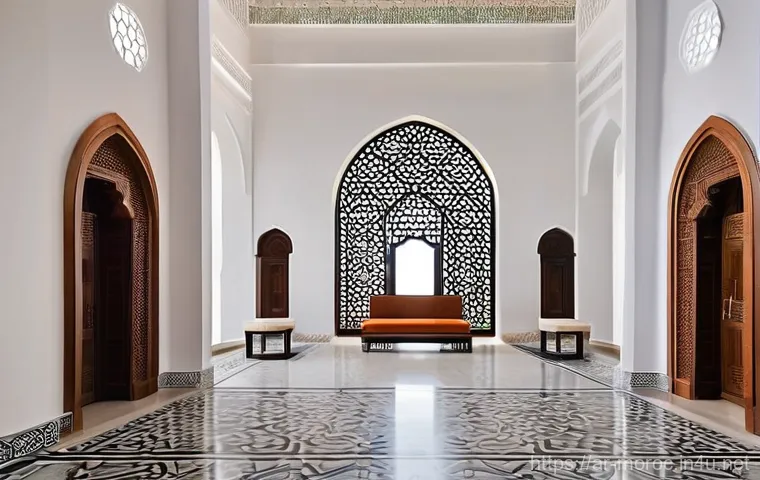 모로코의 법과 샤리아 - **A Serene Moroccan Family Meal:** A warm and inviting scene inside a traditional Moroccan home, whe...