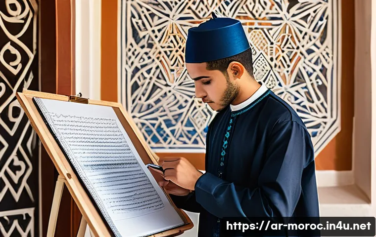 모로코 프랑스 식민지 시대 - **Prompt 1: Multilingual Moroccan Education**
    "A vibrant, sunlit modern classroom filled with a ...